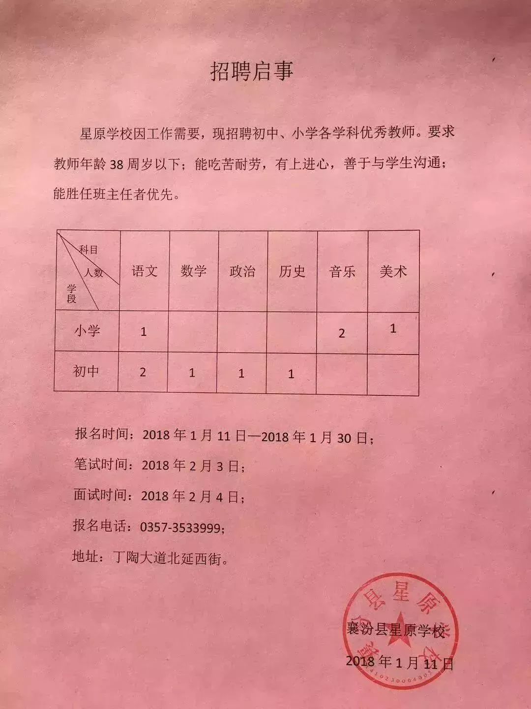 睢县小学招聘教育人才，最新职位及动态发布